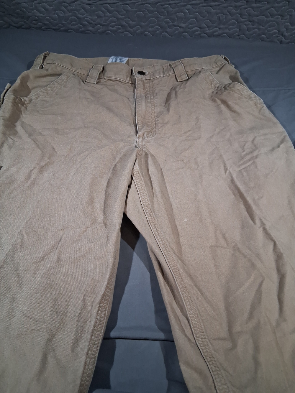 Carhartt Men's Tan Cotton Chinos - Picture 2 of 8